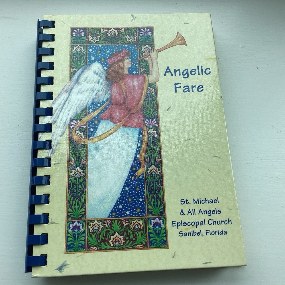 2011 "Angelic Fare" Hardcover Recipe Cook Book-St Michael Episcopal Church -Fl